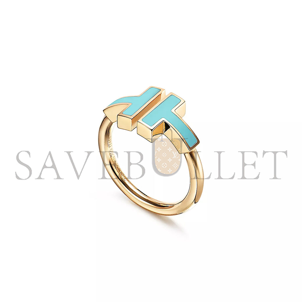 TIFFANY T TURQUOISE WIRE RING 64027700